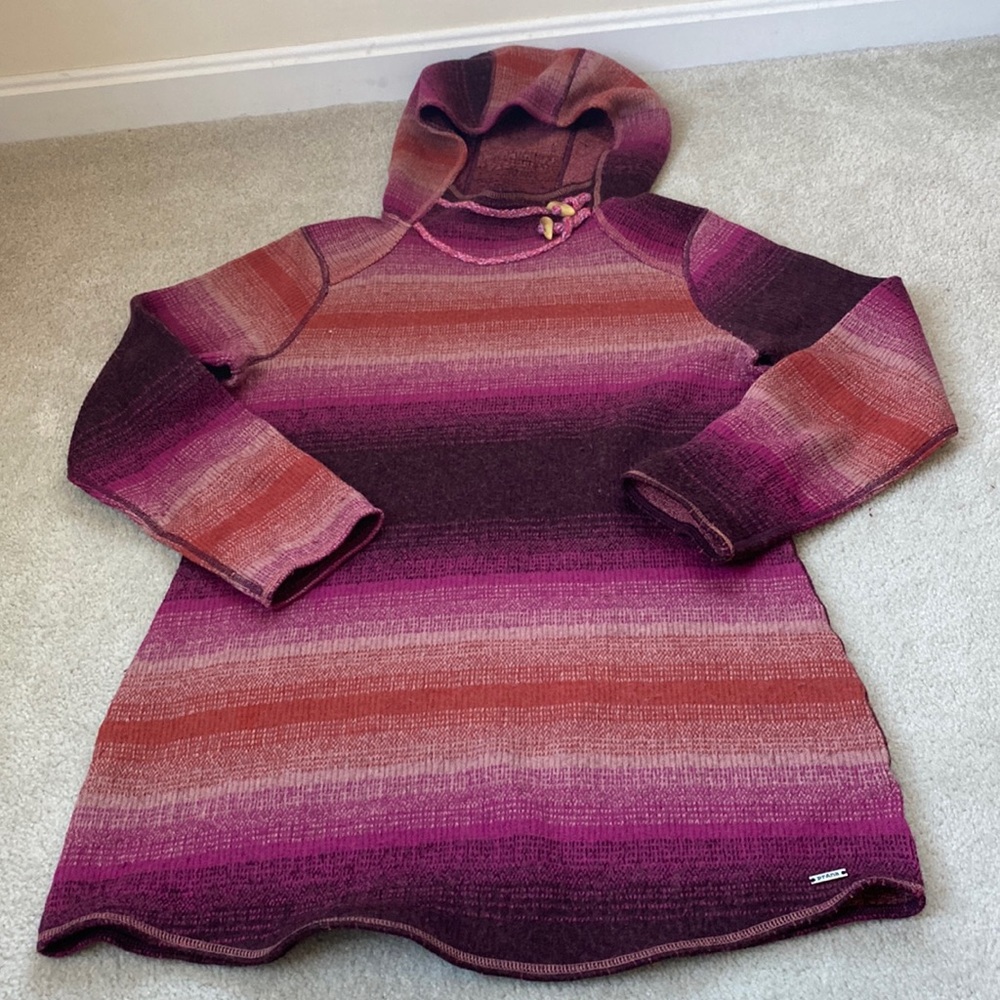 Prana hooded tunic sweater
